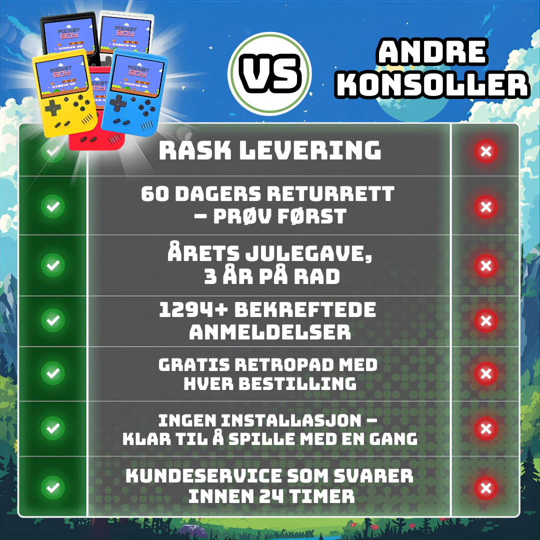 Comparision pocketboy